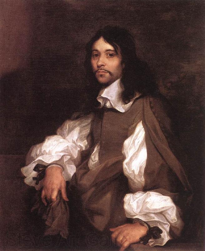Bourdon, Sebastien Portrait of a Man France oil painting art